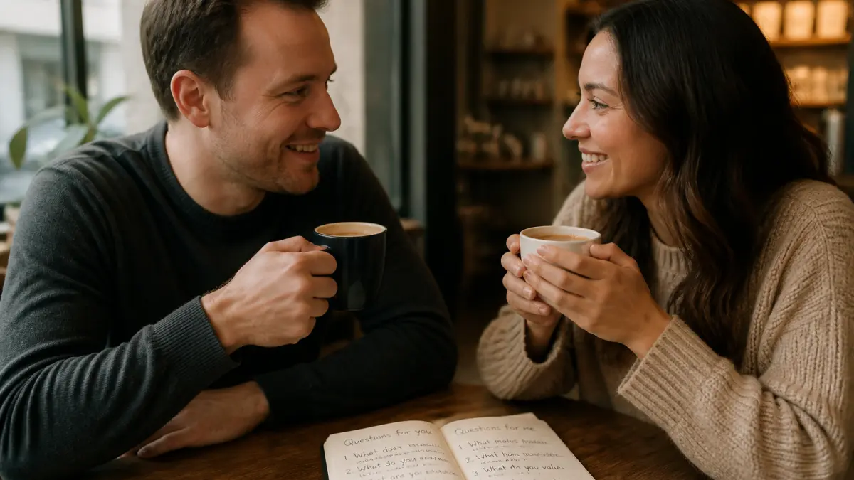 Vragen voor een date die een echt gesprek op gang brengen